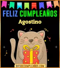 GIF Feliz Cumpleaños Agostino